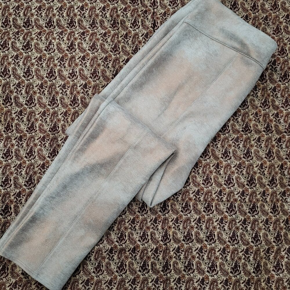 Anthropologie Rose Gold Pull-on Leggings size 31